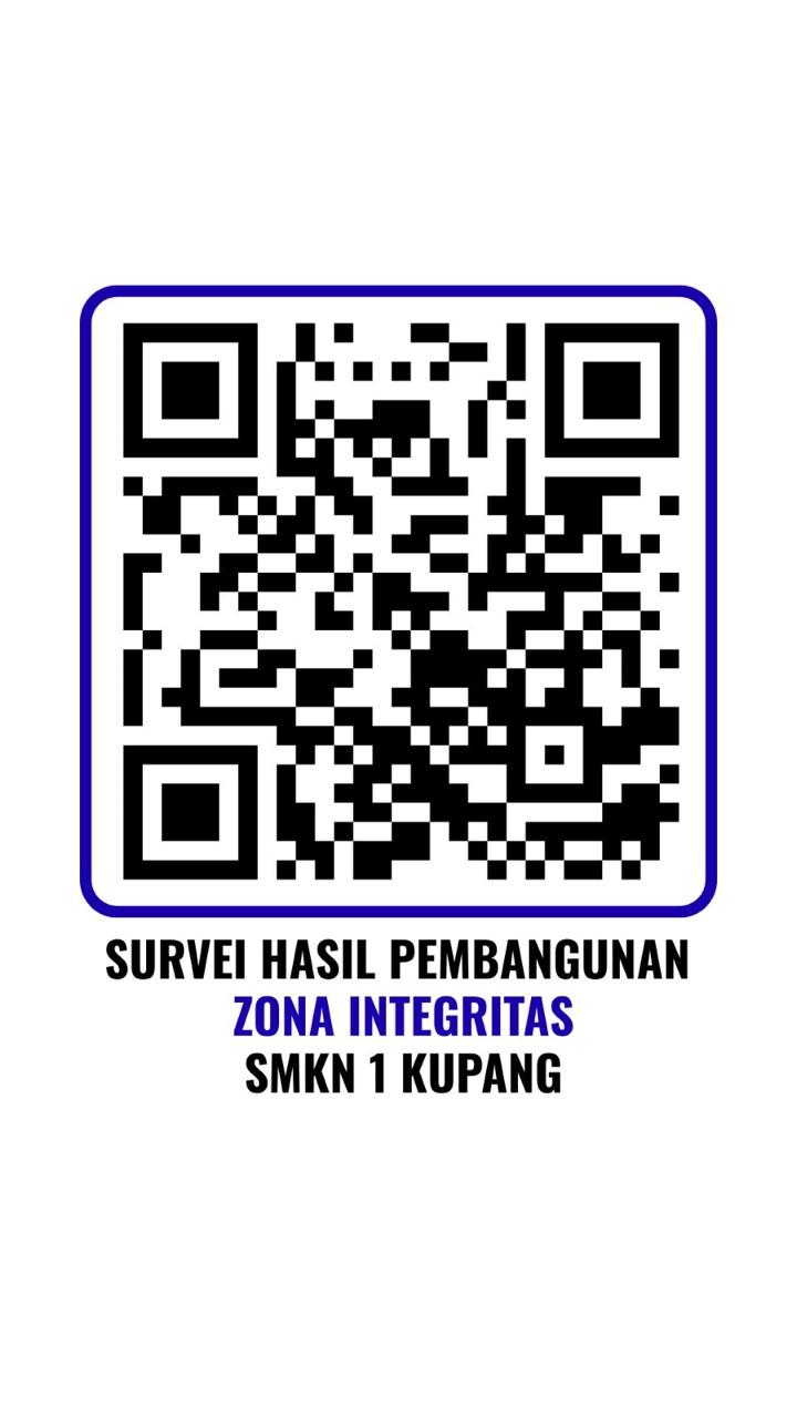 SMK Negeri 1 Kupang, silakan berpartisipasi melalui survei berikut. Scan QR Code di bawah ini untuk mengisi survei.